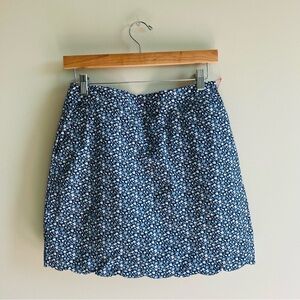 Women Renwick SCALLOP SKIRT RNWK Size M Golf Pickleball Tennis Floral Skort